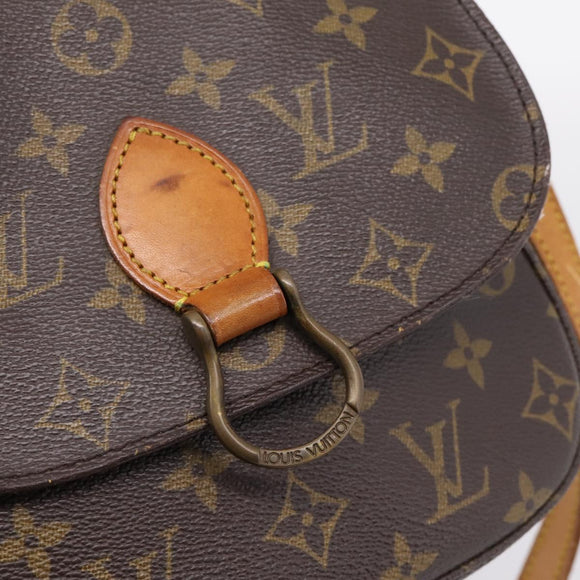 LOUIS VUITTON Monogram Saint Cloud MM Shoulder Bag M51243 LV Auth 206877