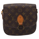 LOUIS VUITTON Monogram Saint Cloud MM Shoulder Bag M51243 LV Auth 206877-13