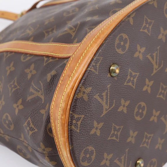 LOUIS VUITTON Monogram Bucket GM Shoulder Bag M42236 LV Auth 206879