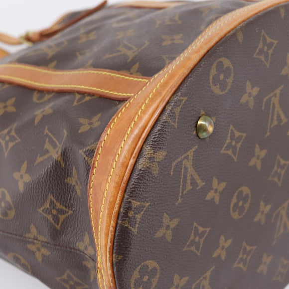 LOUIS VUITTON Monogram Bucket GM Shoulder Bag M42236 LV Auth 206879