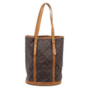 LOUIS VUITTON Monogram Bucket GM Shoulder Bag M42236 LV Auth 206879-2