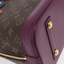 LOUIS VUITTON Monogram Totem Alma PM Hand Bag Purple LV Auth 206881SAM-10