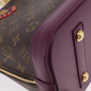 LOUIS VUITTON Monogram Totem Alma PM Hand Bag Purple LV Auth 206881SAM-12