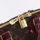 LOUIS VUITTON Monogram Totem Alma PM Hand Bag Purple LV Auth 206881SAM-14