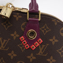 LOUIS VUITTON Monogram Totem Alma PM Hand Bag Purple LV Auth 206881SAM-15