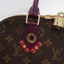 LOUIS VUITTON Monogram Totem Alma PM Hand Bag Purple LV Auth 206881SAM-16
