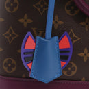 LOUIS VUITTON Monogram Totem Alma PM Hand Bag Purple LV Auth 206881SAM-18
