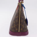 LOUIS VUITTON Monogram Totem Alma PM Hand Bag Purple LV Auth 206881SAM-5