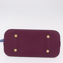LOUIS VUITTON Monogram Totem Alma PM Hand Bag Purple LV Auth 206881SAM-9