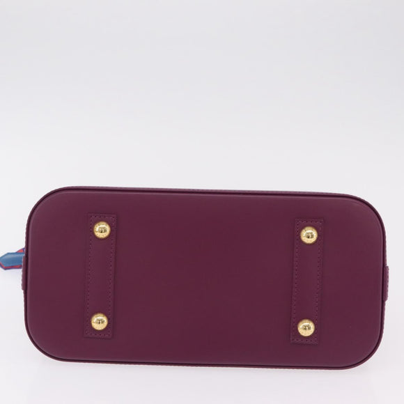 LOUIS VUITTON Monogram Totem Alma PM Hand Bag Purple LV Auth 206881SAM