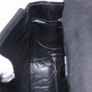 CELINE Shoulder Bag Leather Black Gold Auth 206882-23
