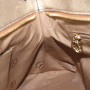 Cartier Marcello Hand Bag Leather Gold Auth 206884A-25