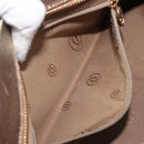Cartier Marcello Hand Bag Leather Gold Auth 206884A-27