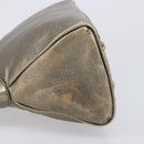 Cartier Marcello Hand Bag Leather Gold Auth 206884A-5