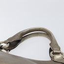 Cartier Marcello Hand Bag Leather Gold Auth 206884A-14