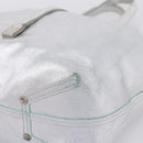 Tiffany & Co. Hand Bag Leather Silver Auth 206887A-9