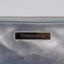 Tiffany & Co. Hand Bag Leather Silver Auth 206887A-20