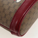 GUCCI Micro GG Doraemon Shoulder Bag PVC Beige Gold Tone 647801 Auth 206889M-17
