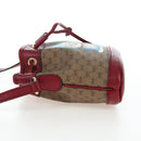 GUCCI Micro GG Doraemon Shoulder Bag PVC Beige Gold Tone 647801 Auth 206889M-4