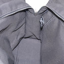 HERMES Her Line MM Hand Bag Canvas Gray Silver Auth 206892A-22