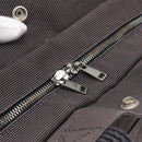 HERMES Her Line MM Hand Bag Canvas Gray Silver Auth 206893-17
