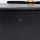 GUCCI Shoulder Bag Leather Navy Gold Auth 206895-16