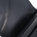 GUCCI Shoulder Bag Leather Navy Gold Auth 206895-24