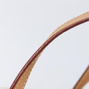 ETRO Hand Bag PVC Canvas Brown Gold Auth 206896-9