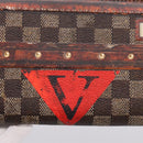 LOUIS VUITTON Damier Ebene Transformed Zippy Long Wallet M63490 LV Auth 206899M-17