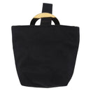 CELINE Circle Pouch Canvas Black Gold Auth 206900A-2