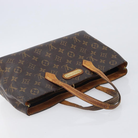 LOUIS VUITTON Monogram Wilshire PM Hand Bag M45643 LV Auth 206912