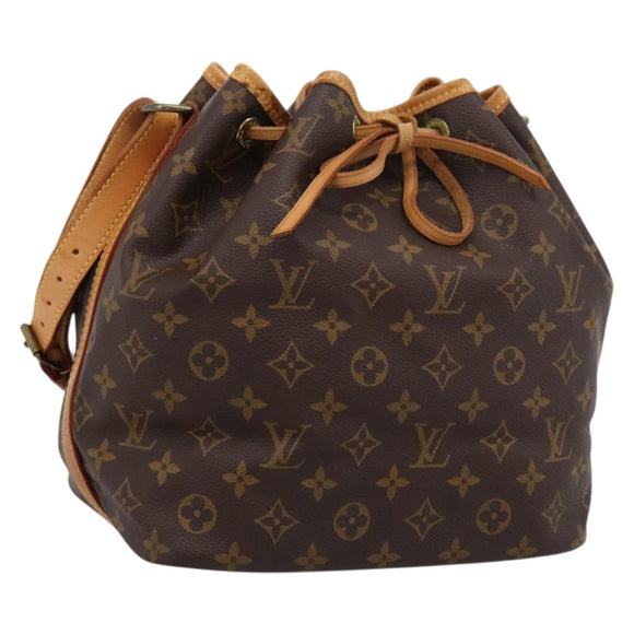 LOUIS VUITTON Monogram Petit Noe Shoulder Bag M42226 LV Auth 206913V