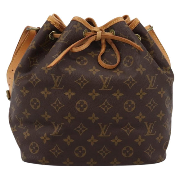 LOUIS VUITTON Monogram Petit Noe Shoulder Bag M42226 LV Auth 206913V
