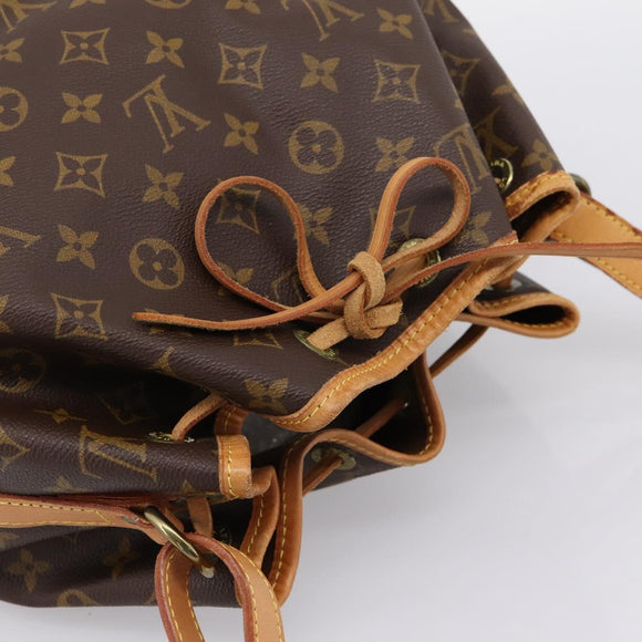 LOUIS VUITTON Monogram Petit Noe Shoulder Bag M42226 LV Auth 206913V
