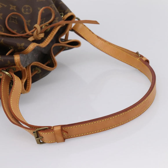 LOUIS VUITTON Monogram Petit Noe Shoulder Bag M42226 LV Auth 206913V