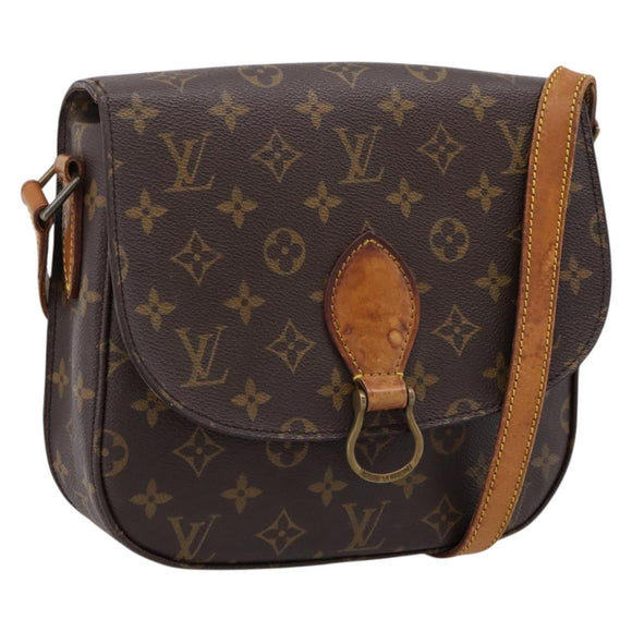 LOUIS VUITTON Monogram Saint Cloud GM Shoulder Bag M51242 LV Auth 206914