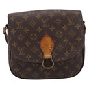 LOUIS VUITTON Monogram Saint Cloud GM Shoulder Bag M51242 LV Auth 206914-2