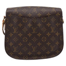 LOUIS VUITTON Monogram Saint Cloud GM Shoulder Bag M51242 LV Auth 206914-3