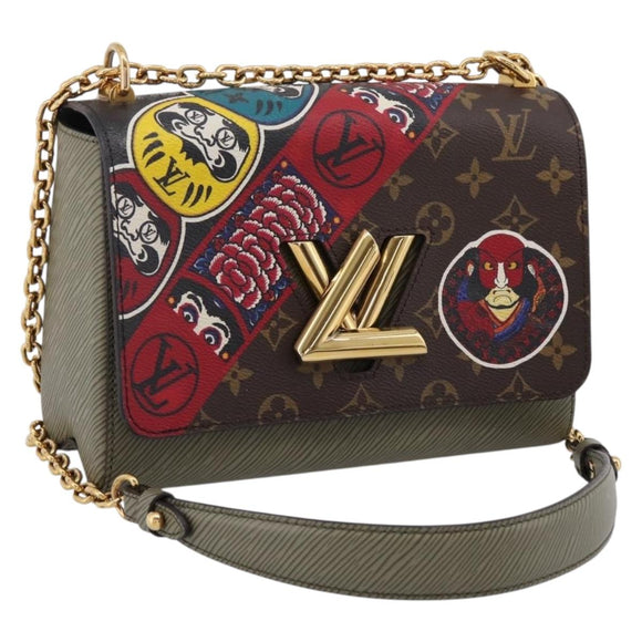 LOUIS VUITTON Monogram Kabuki Twist MM Shoulder Bag M67270 LV Auth 206916M