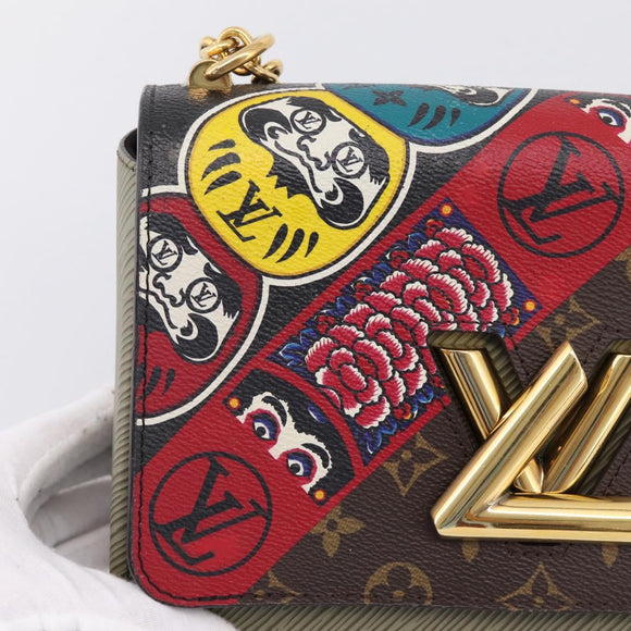 LOUIS VUITTON Monogram Kabuki Twist MM Shoulder Bag M67270 LV Auth 206916M