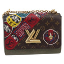 LOUIS VUITTON Monogram Kabuki Twist MM Shoulder Bag M67270 LV Auth 206916M-13