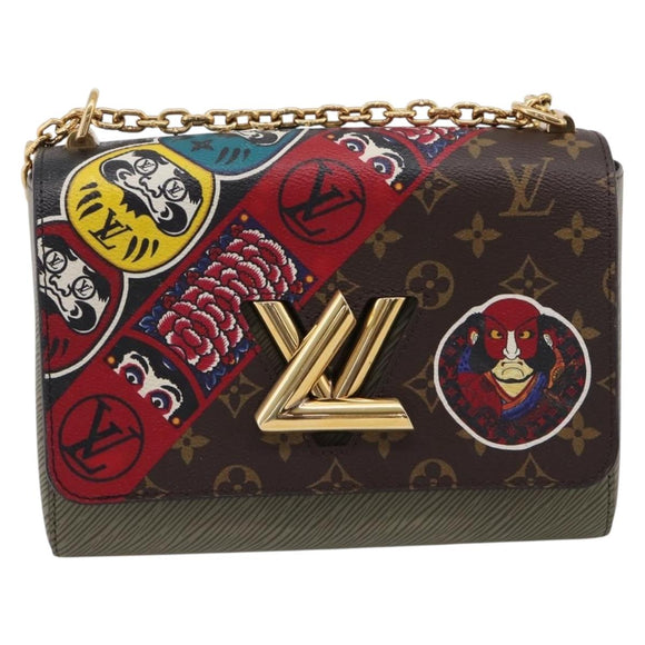 LOUIS VUITTON Monogram Kabuki Twist MM Shoulder Bag M67270 LV Auth 206916M