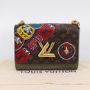 LOUIS VUITTON Monogram Kabuki Twist MM Shoulder Bag M67270 LV Auth 206916M-12