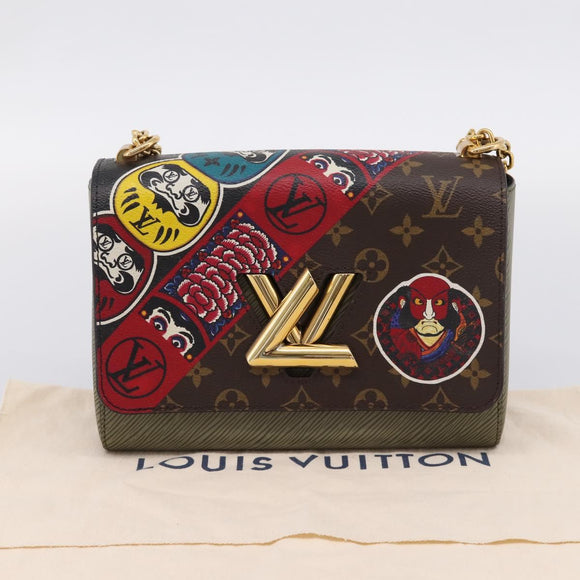 LOUIS VUITTON Monogram Kabuki Twist MM Shoulder Bag M67270 LV Auth 206916M