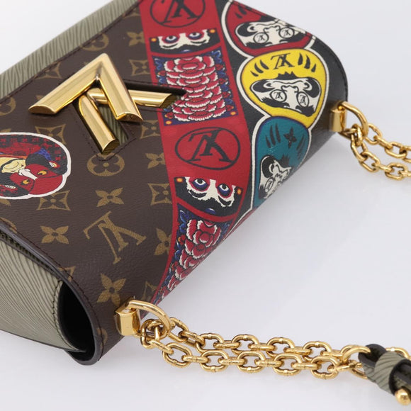 LOUIS VUITTON Monogram Kabuki Twist MM Shoulder Bag M67270 LV Auth 206916M