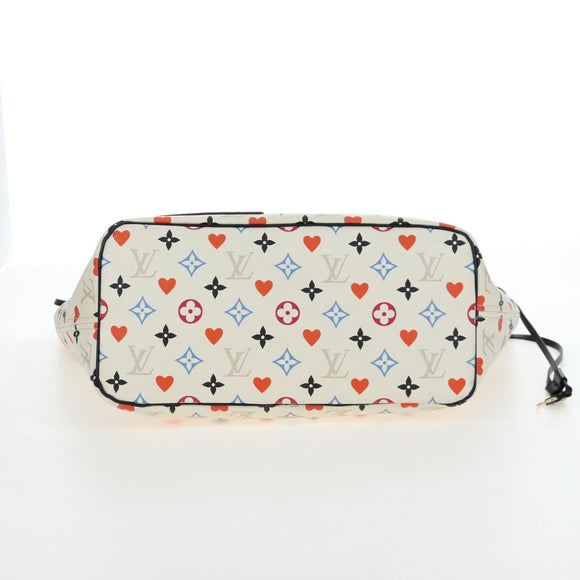 LOUIS VUITTON Monogram game Neverfull MM Bag Multicolor M57462 LV Auth 206917SAM