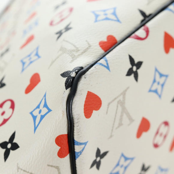 LOUIS VUITTON Monogram game Neverfull MM Bag Multicolor M57462 LV Auth 206917SAM