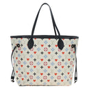 LOUIS VUITTON Monogram game Neverfull MM Bag Multicolor M57462 LV Auth 206917SAM-2