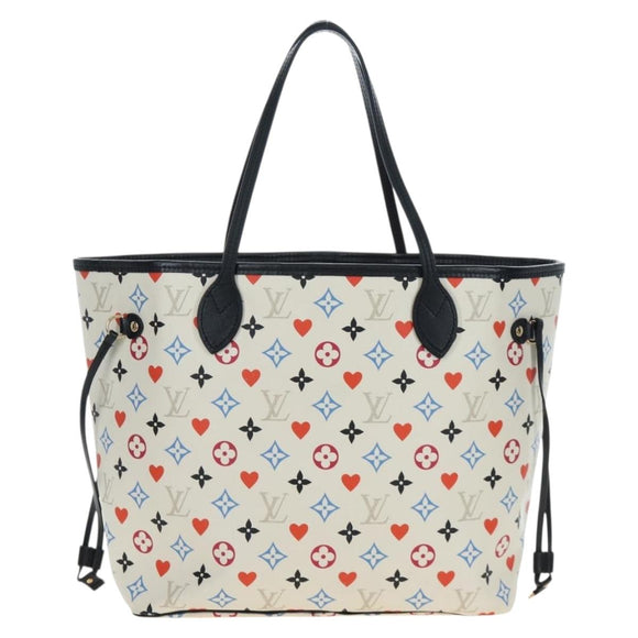 LOUIS VUITTON Monogram game Neverfull MM Bag Multicolor M57462 LV Auth 206917SAM