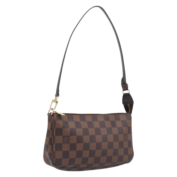 LOUIS VUITTON Damier Ebene Pochette Accessoires Pouch N41206 LV Auth 206918V